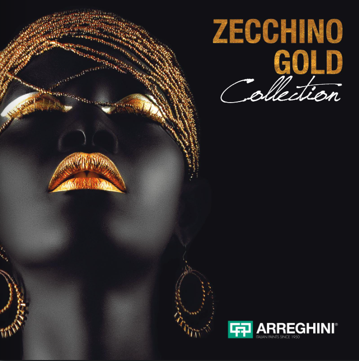Dekoratīvā zelta krāsa sienām “ZECCHINO GOLD” 1L